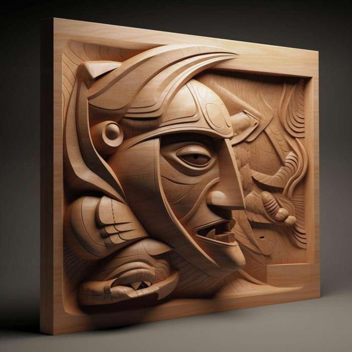 نموذج ثلاثي الأبعاد لآلة CNC 3D Art 